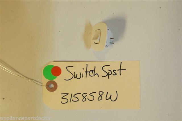 AMANA Stove 315858W Switch, Spst USED PART AMANA Stove 315858W Switch, Spst USED PART
